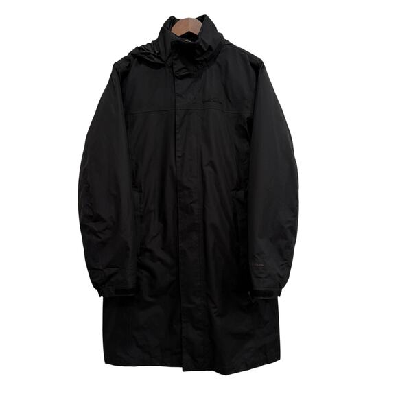 Eddie Bauer WeatherEdge 3-in-1 Parka Jacket Mens Small Black Hooded Waterproof - Picture 1 of 13
